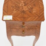Bedside table in marquetry