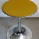 Table glass smoked foot vintage tulip 70
