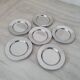 Alessi Alfra / Small presentation plates in 18/8 stainless steel