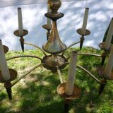 Lustre Empire en bronze et laiton doré