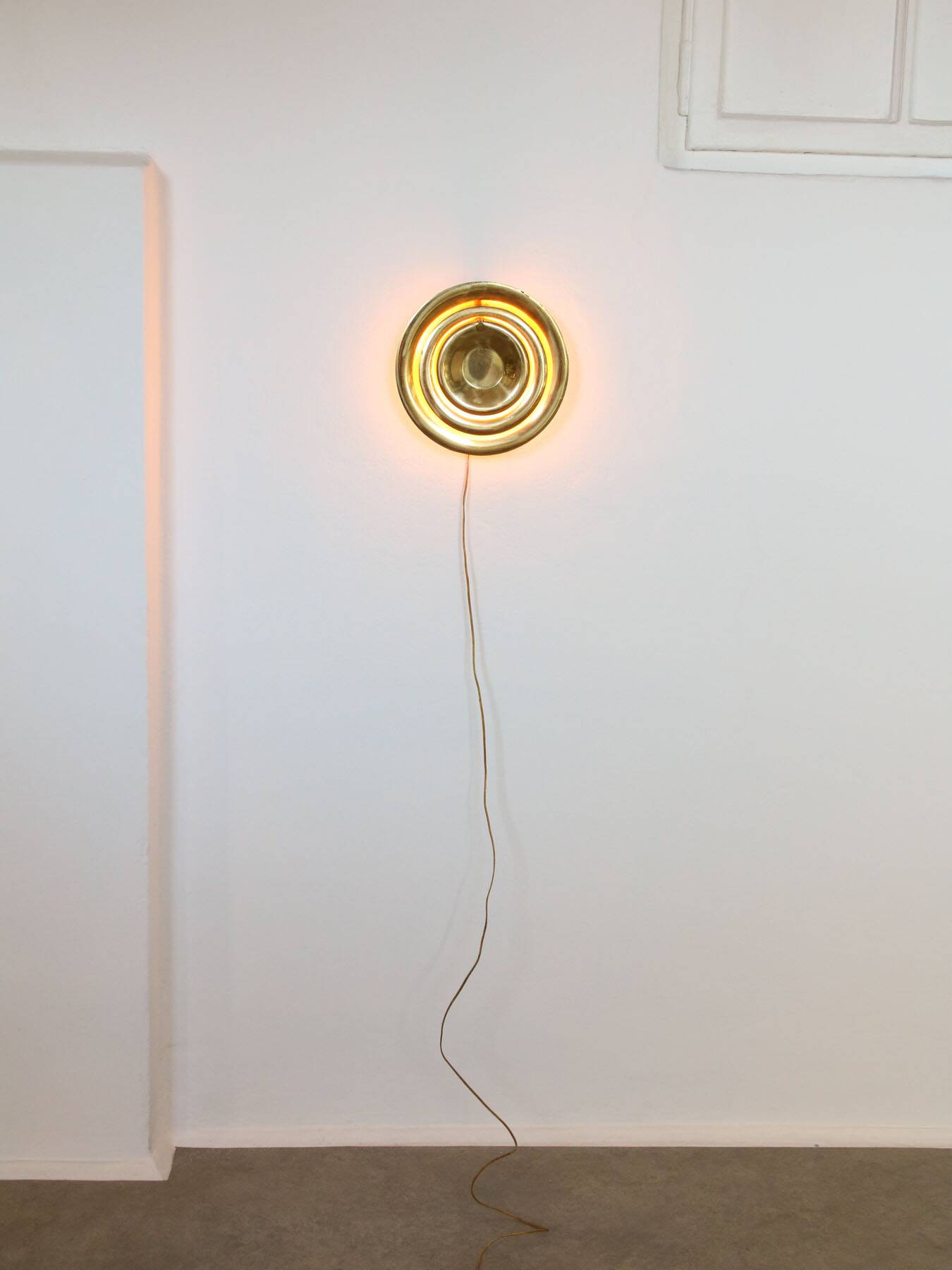 Mid-Century Cascading Wall Lamp in Brass, 1950s
