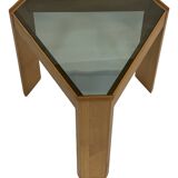 Vintage Set of 3 side tables by Porada Arredi, 1970s nesting tables design