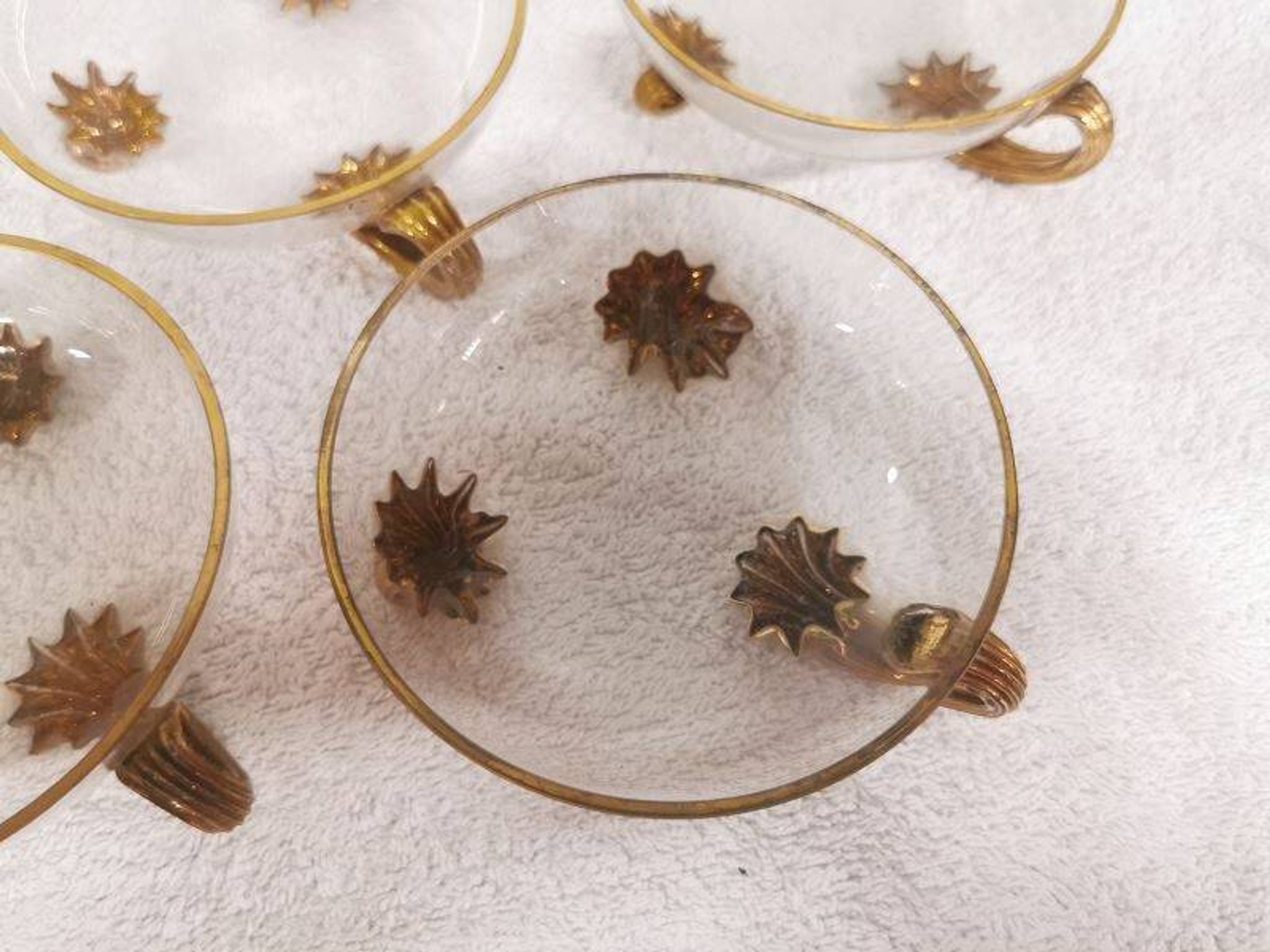 Set of 8 bowls from moser-millot cristallerie by karlsbad.