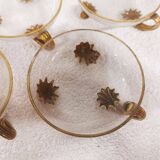 Set of 8 bowls from moser-millot cristallerie by karlsbad.