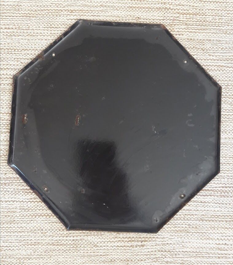 Old Hotel tourism enamelled plate