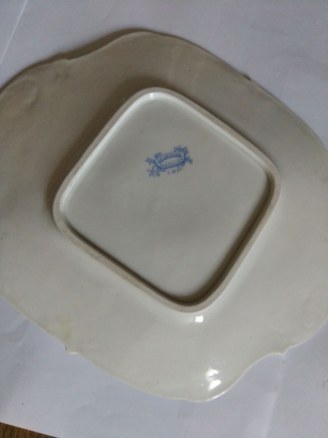 Square porcelain dish