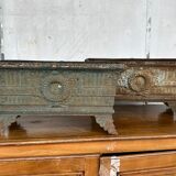 Pair of cast iron planters of the nineteenth century - planter