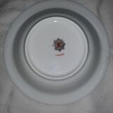 2 bowls of porridge child porcelain of Limoges art deco period