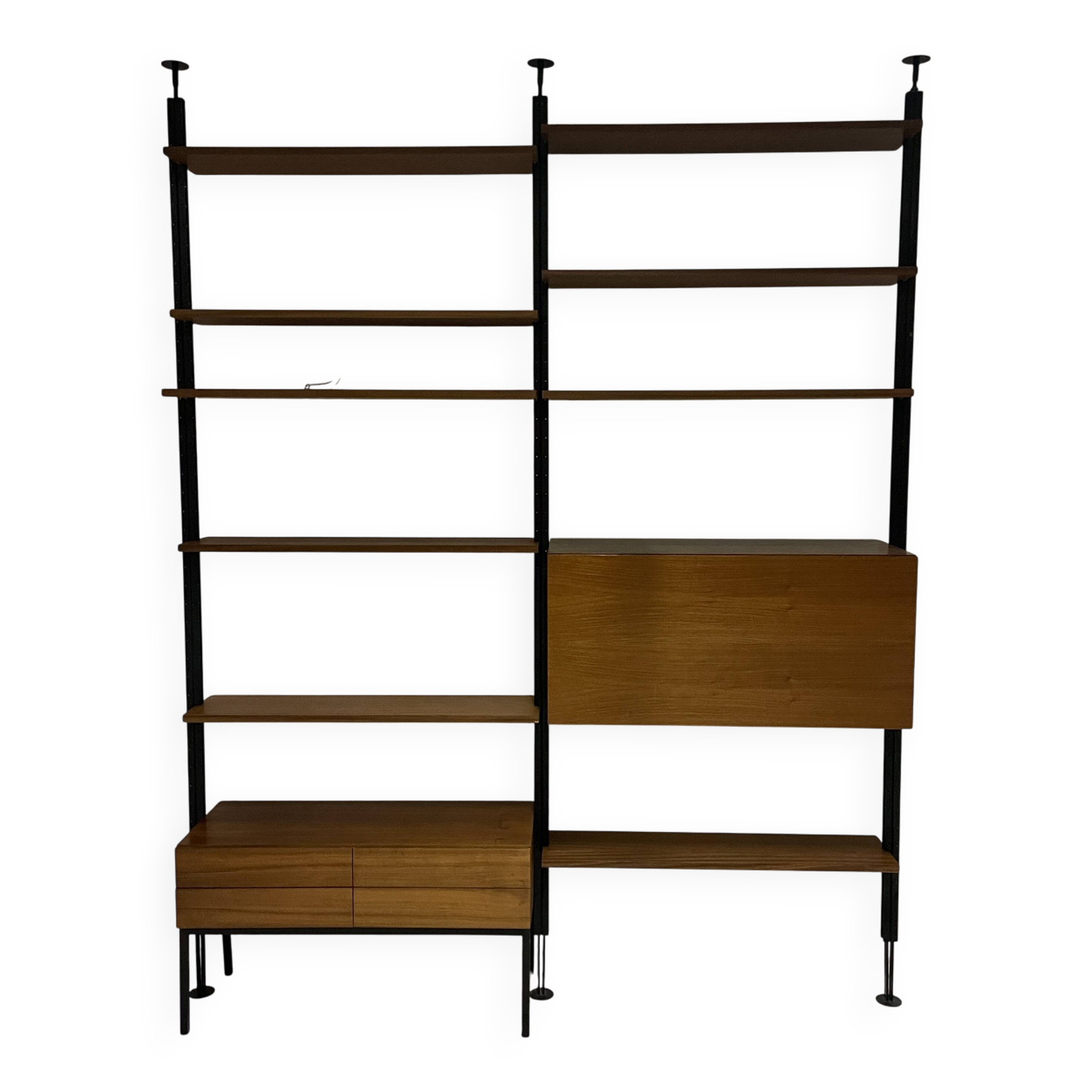 Vintage Floor/Ceiling Library 1964 Switzerland