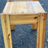 Scandinavian solid wood side table chest of drawers