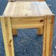 Commode table d'appoint scandinave en bois massif
