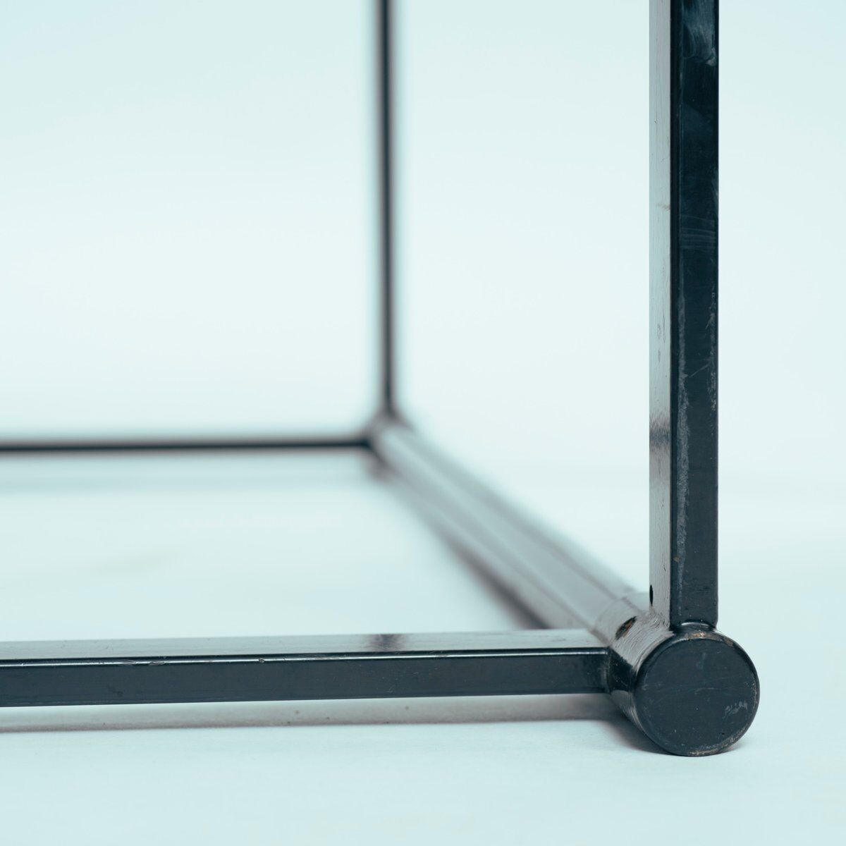 Vintage cubic steel canvas armchair by Radboud van Beekum by Pastoe, 1984