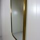 Brass wall mirror by "Münchener Zierspiegel", Germany