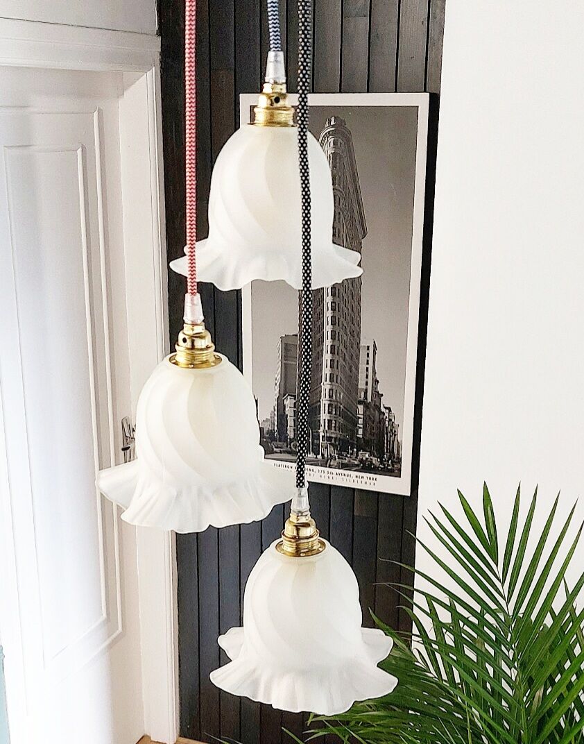 Vintage trio pendant lamp
