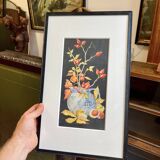 Early 20th Century Still Life Painting with Black Frame