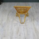 Kid's chair rattan sun shape