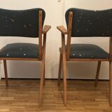 Pair of vintage Scandinavian style chairs