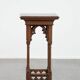 Elegant antique oak side table in Gothic style from the mid-19th century