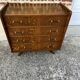 Vintage chest of drawers compass feet