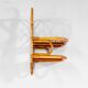 Étagère en bambou et rotin de style mid-century italien, années 1960
