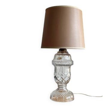 Lampe vintage cristal de Bohème