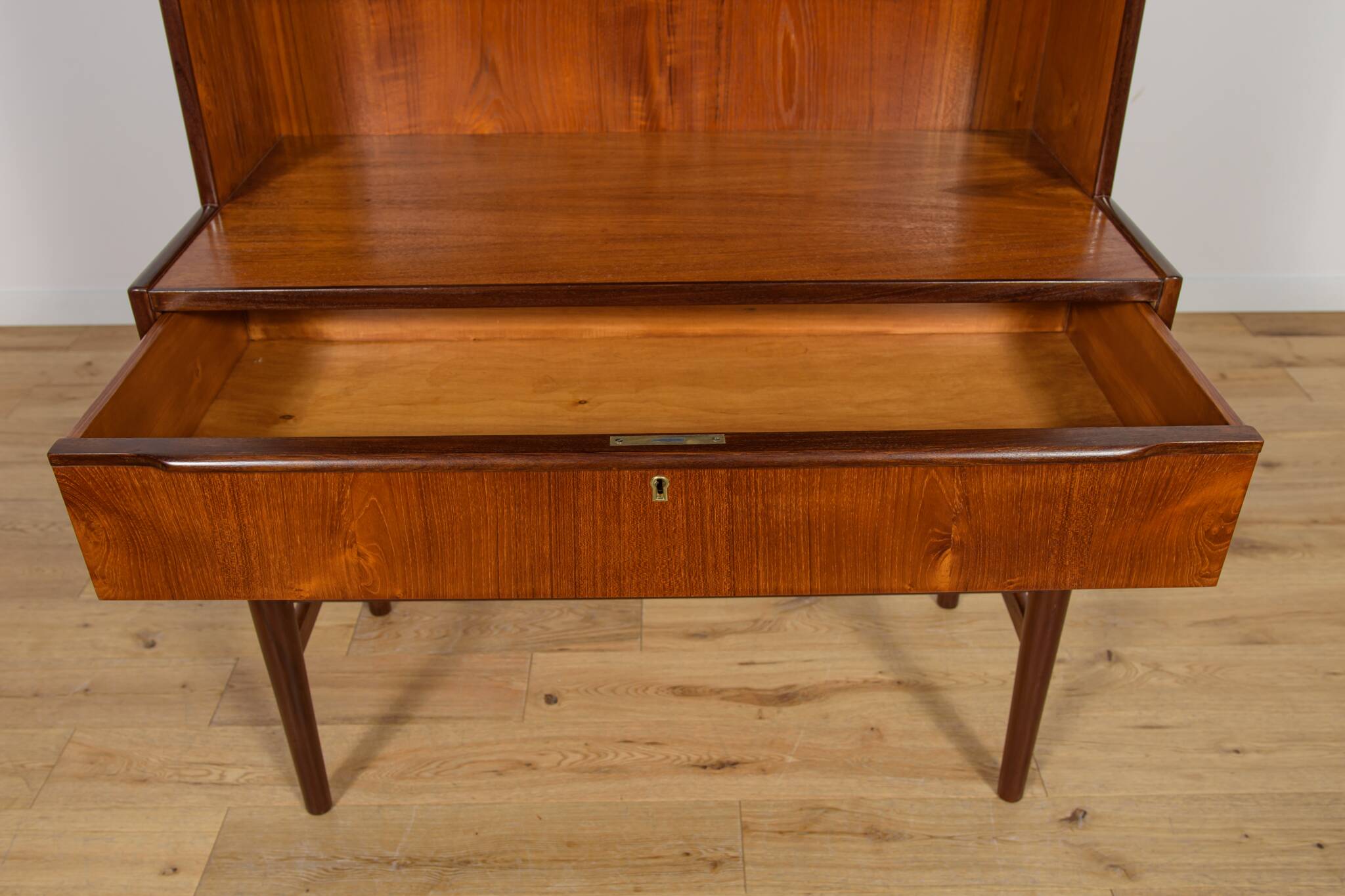 Mid-Century Teak Shelf, Denmark, 1970s