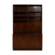 Omann Jun rosewood bookcase with secretaire
