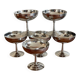 6 stainless steel cups
