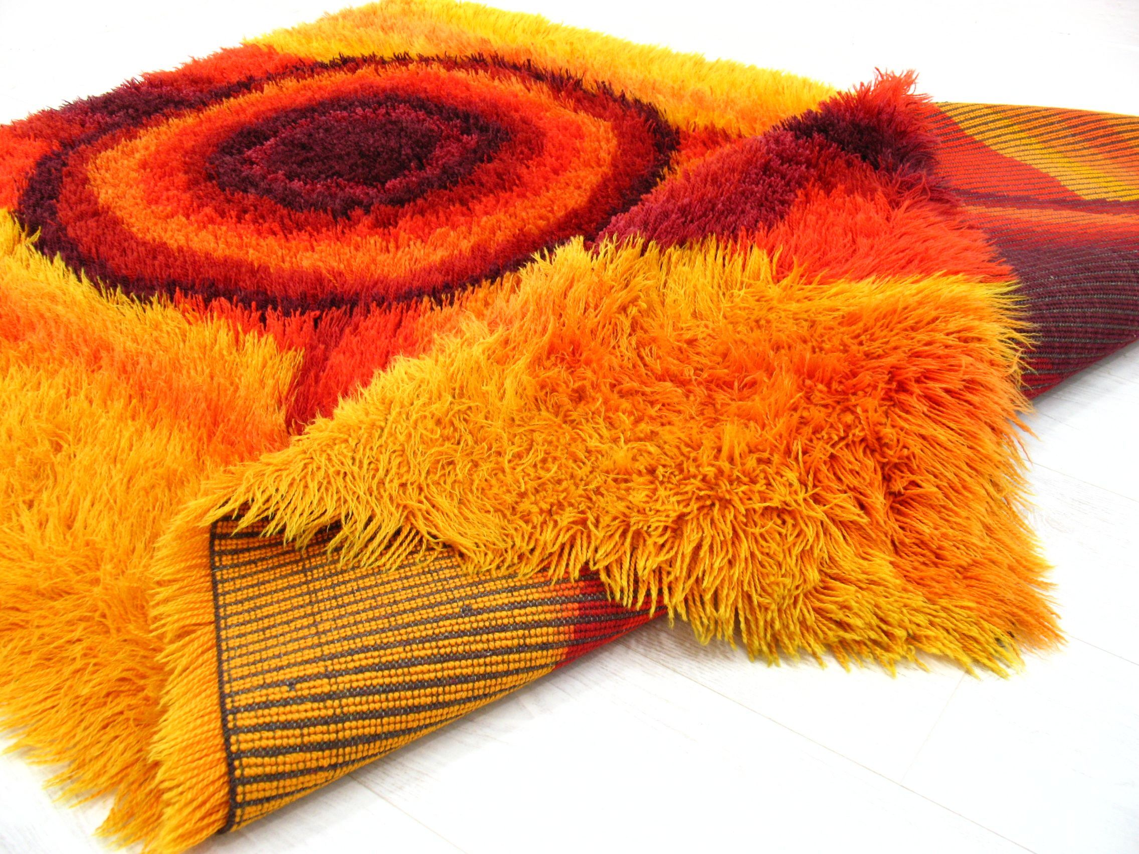 Scandinavian Carpet, 1970s 200x138cm