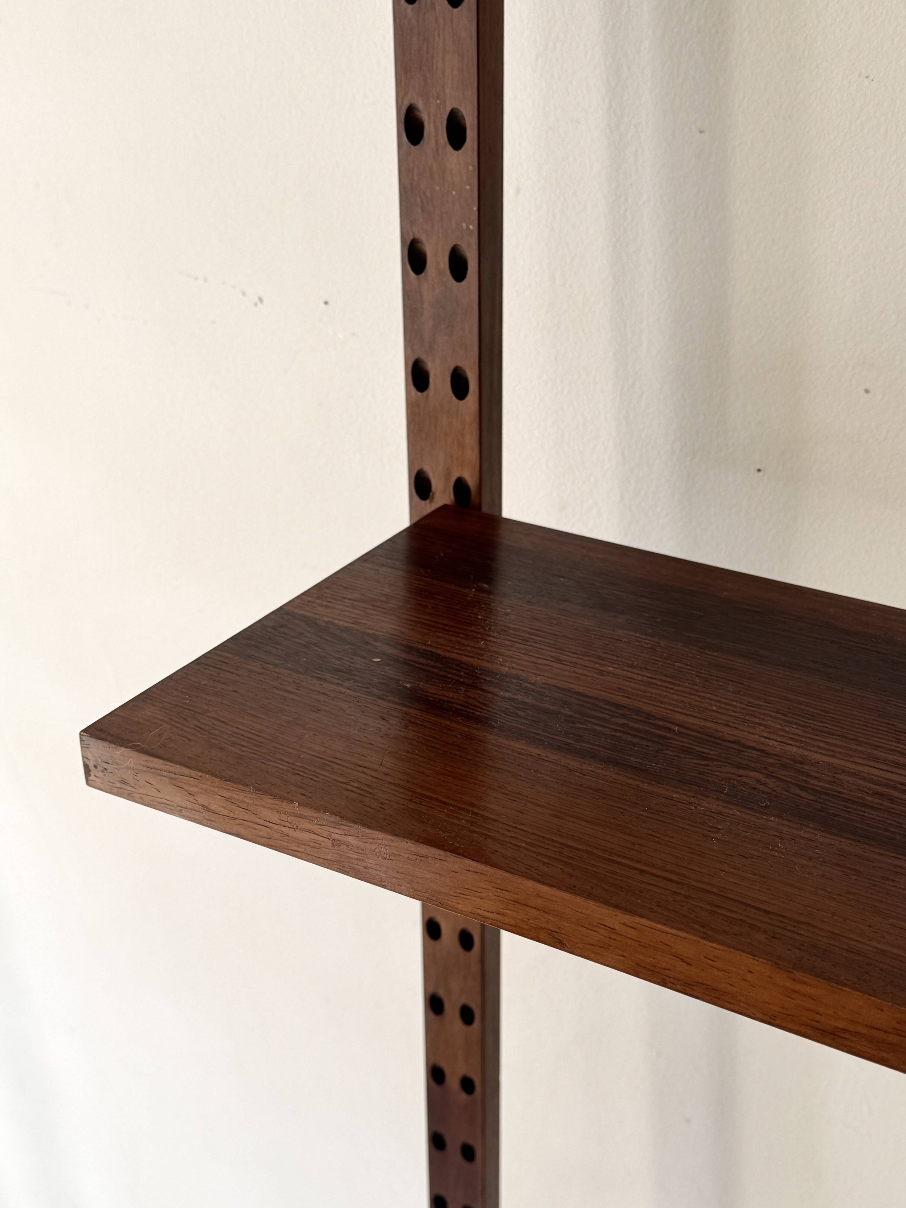 Modular library office Cado in rosewood, Poul Cadovius Denmark