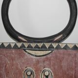 African Art Mask carved wooden palette Ivory Coast Baoule height 87 cm
