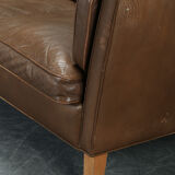 Danish leather sofa design from the 1960s/70s