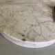 Large adjustable "Arc" lamp in marble and chrome, Italian design from the 1970s.