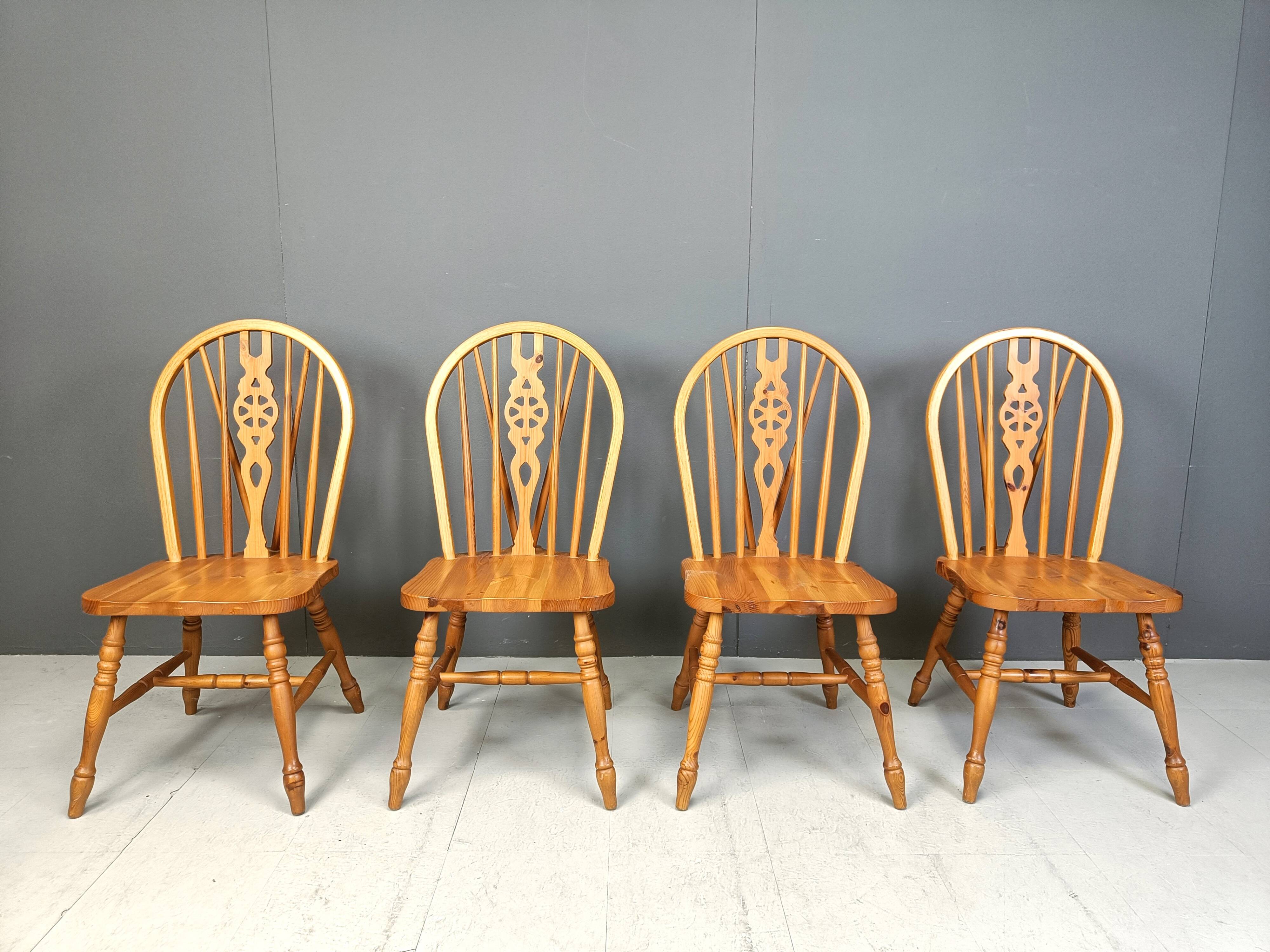 Set of 4 Vintage  Ercol Dining Chairs , 1950's