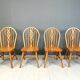 Set of 4 Vintage  Ercol Dining Chairs , 1950's