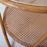 Set de 3 chaises + table en bambou par Alan Fuchs pour Uluv, 60s