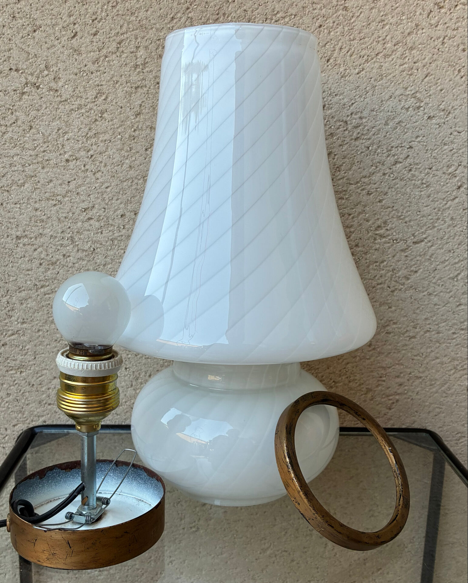 Vintage 90s Murano lamp