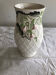 White ceramic vase with floral decoration made in Potugal