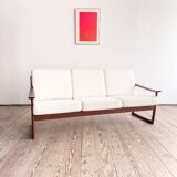 Canapé FD130/3 by Hvidt Mølgaard, Mid Century sofa in teak, Denmark