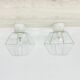 Pair of Limburg Glashütte ceiling lamp flush mount , 1970s