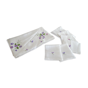 Nappe et 6 serviettes