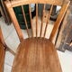 Pair of vintage Baumann bistro chairs in wood.