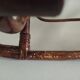 Vintage bamboo coat hanger