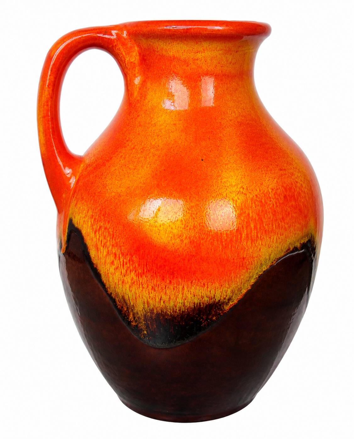 Fat Lava ceramic vase, Germany, 1970s.