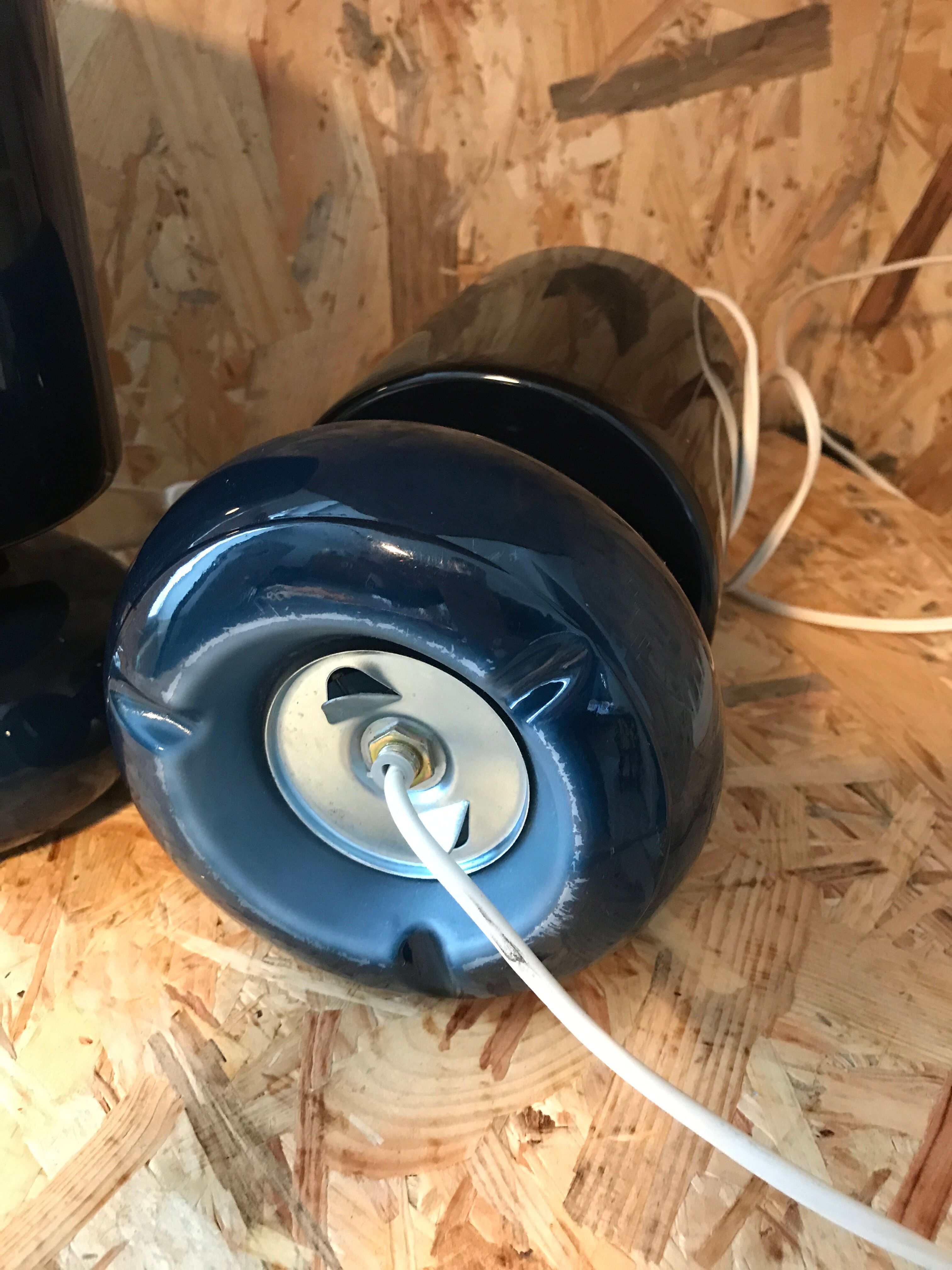 Duo of the 1970s bedside lamp