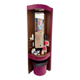 Pink velvet dressing table