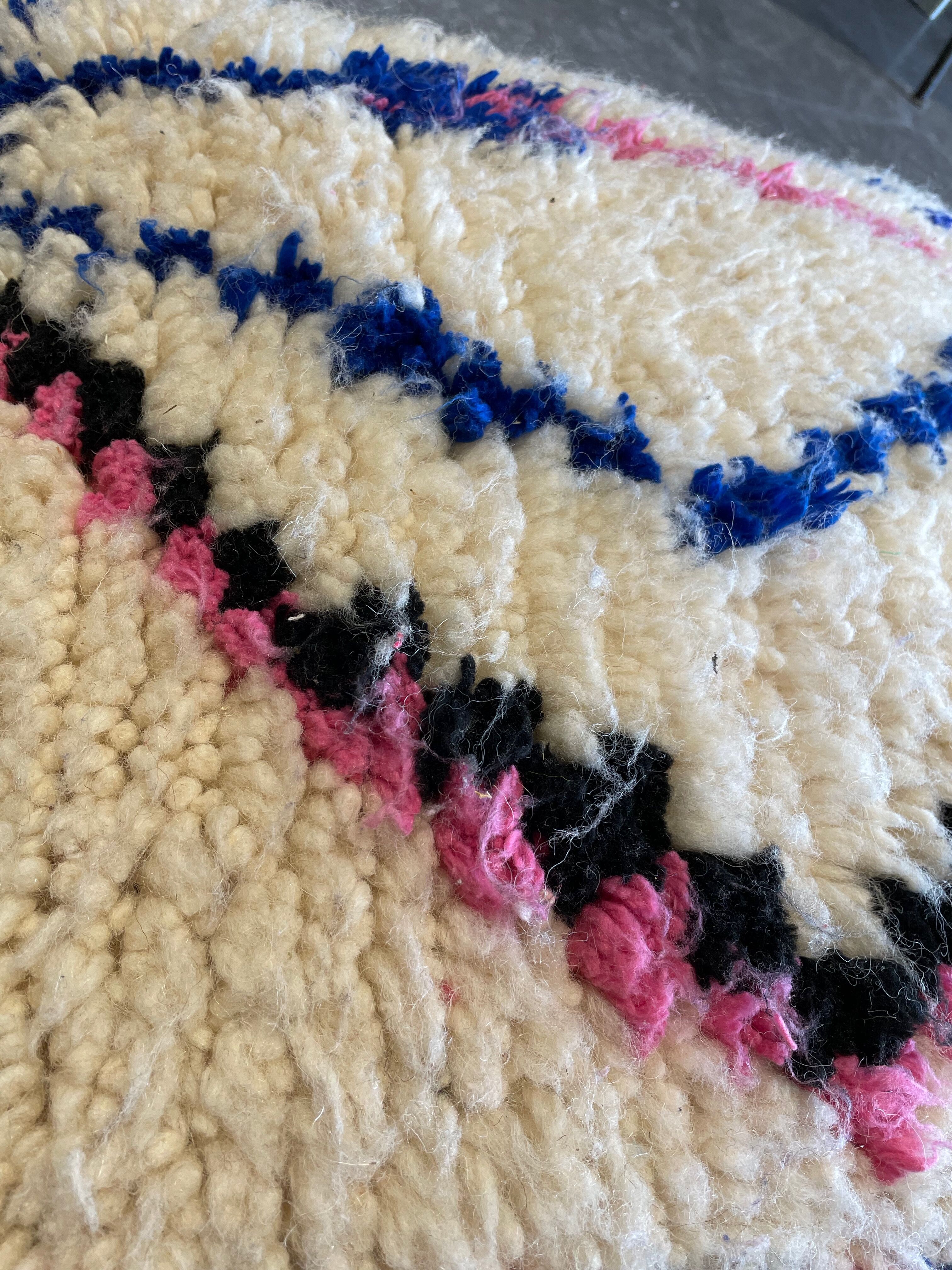 Pouf of Moroccan Berber soil