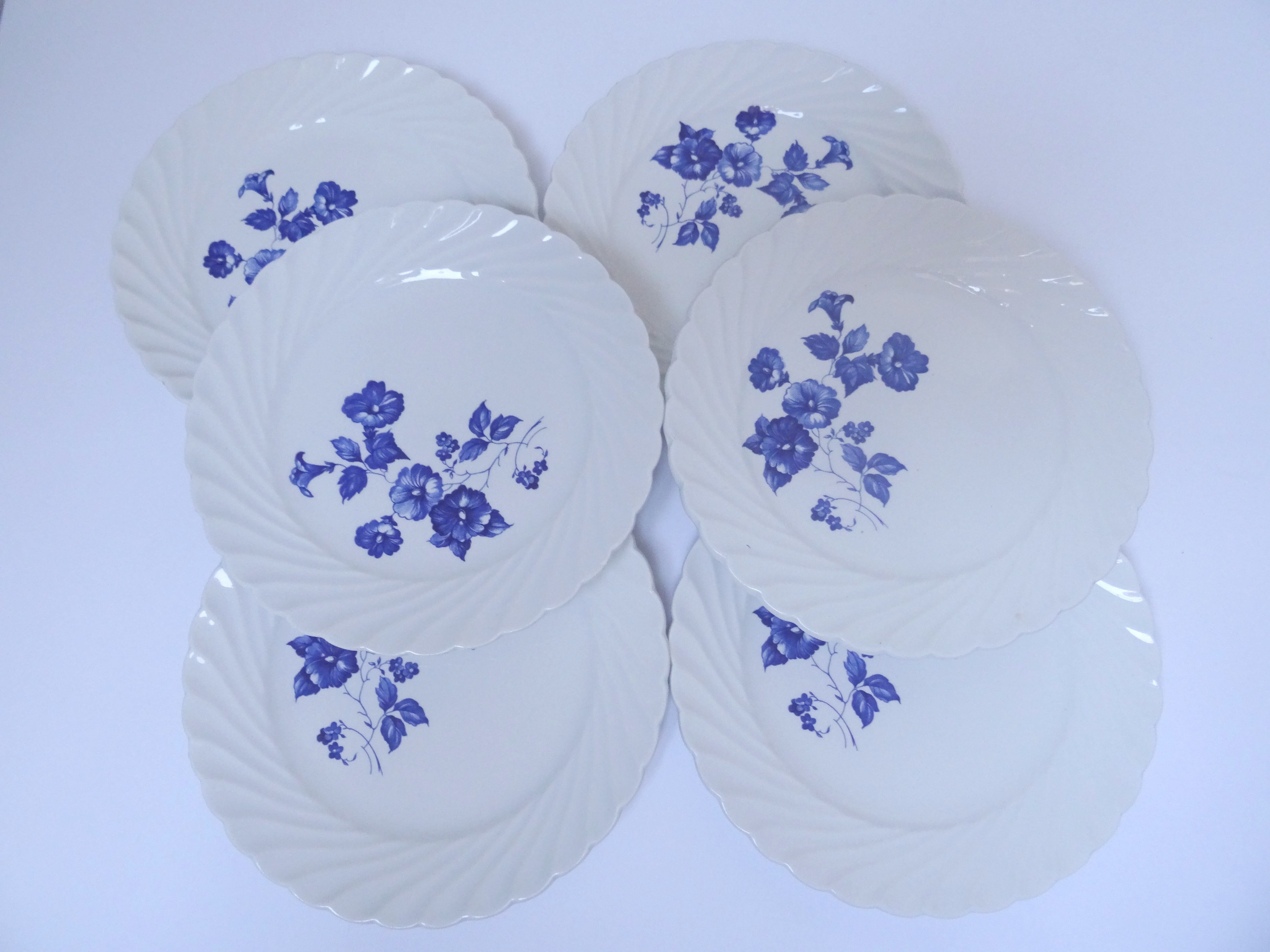 6 dessert plates Lunéville