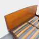 Carlström & Co vintage Scandinavian teak double bed from the 1960s
