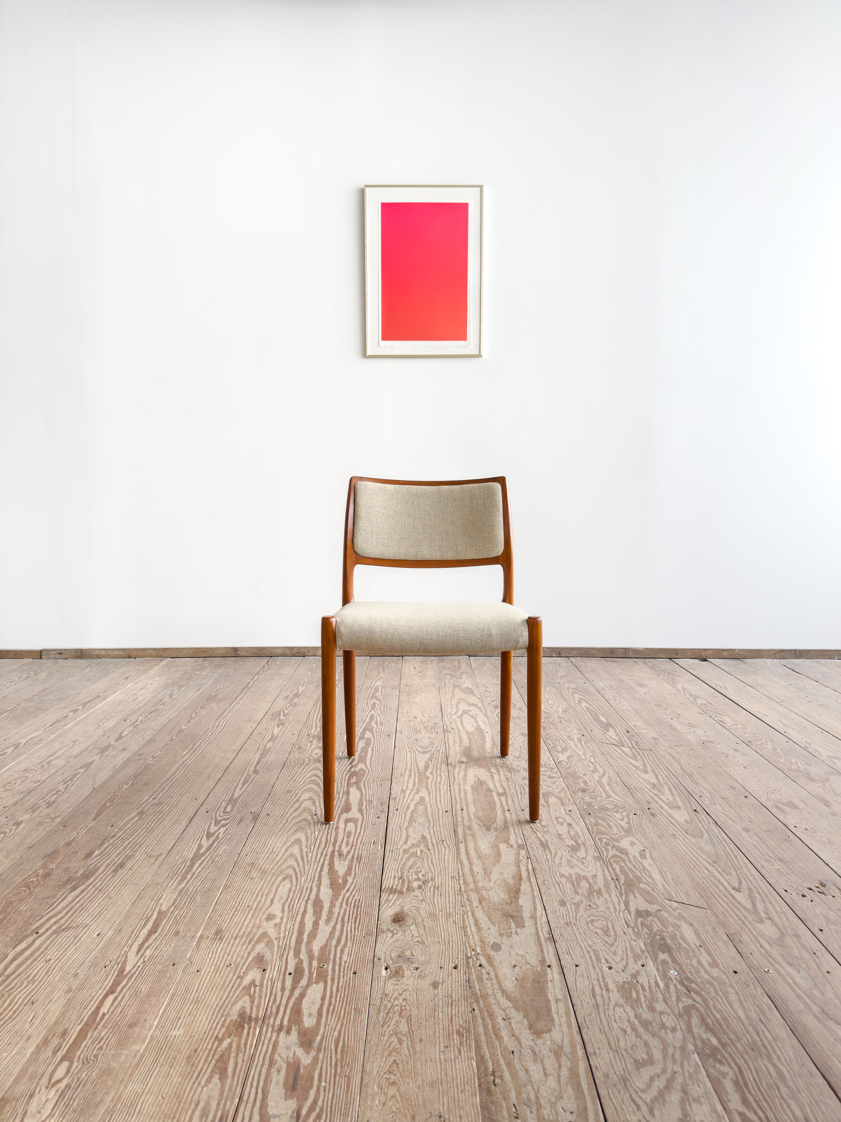 Chaise de salle à manger modèle 80 par Niels O. Møller en teck